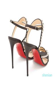 2022 Sandals Buty dolne obcasy Galeria Stumbelled Leather5229252