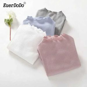 T-shirts Baby girl shirt long sleeved top childrens cotton underwear childrens hot underwearL2405