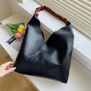 Bolsas de compras bolsa balde fêmea estudantes universitários de grande capacidade de moda moda de couro simples de um ombro e maré infantil de um ombro