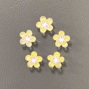 3PCSFRIDGE MAGNETS 5st Flower Blossom Sakura Kylskåp Magneter Hemdekor Konst Tillbehör Söta kylskåp Whiteboard Meddelande Obs klistermärke