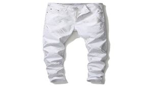 En yeni erkek 3d dijital baskılı beyaz kot moda tasarımcısı düz bacak ince fit denim pantolon hip hop ucuz pantolon büyük boyut 56395254424