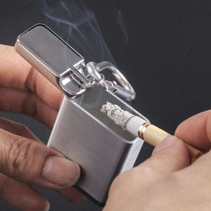 Özel Portable Metal Keychain Kültray Çevre Dostu Küçük Cep Araba Kültray Açık Sigara Puro Kültray