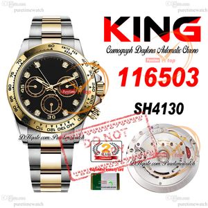 116503 SA4130 Cronógrafo automático masculino rei King Two Tone