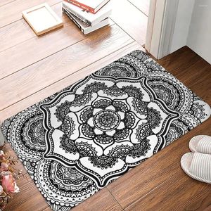 Tappeti primaverilo astratto astratto in bianco e nero con zone di poremat tappeto tappeto tappeto tappeto benvenuto interno moderno moderno