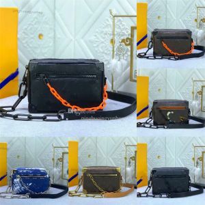 Luxurys designer väska ll kvinna äkta läder handväska tecknad kosmetisk fodral koppling mode kvinnor axel väska messenger cross body purse väska