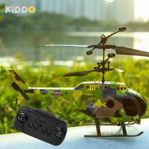 RC Helicopter 2Ch Infrared Remote Control Quadcopter 24g DropResistant Dron Aircraft Hållbara nybörjare Kids Toy Birthday Presents 240508