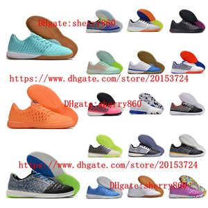 Top quality mens soccer shoes Lunares Gatoes II IC cleats indoor football boots sneakers scarpe da calcio arrival