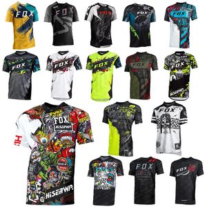 Camiseta Motocross Tshirt Mangas curtas Jersey de Bat Bat Downhill Off Motocycle Cycling Cycling Jersey Maillot Ciclista 240426