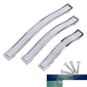 Handles Pulls 1pc Decoração de cozinha de casa moderna Diamante Crystal der Armário Cabinete Jóias de Jóias de Jóias Manças da porta dos botões Drop Dhsok