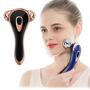 Home Beauty Instrument New type of charging 3D massage roller facial lifting device electric tools plastic surgery skin tightening beauty Q240508