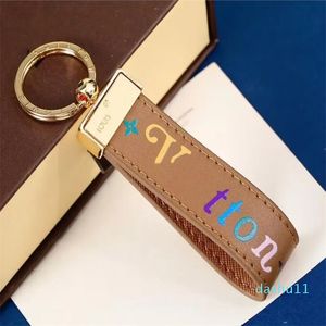 Homens de luxo fivela de couro pu PU Chave de negócios Correia de couro Chain de couro Men Women Car Key Strap Wallet Designer Keychains marido SailorMoon