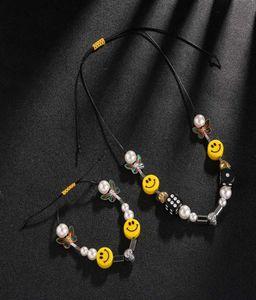 Länk ASAP Rocky Wu Yifan Samma hiphoppersonlighet Dice Pearl Fjäril Skull Halsband7961076