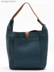 Hremms originale Hremms 1: 1 Brand Brand Bags Women AAA Baglie per spalle di qualità Borsa Tote Blu scuro Incisione quadrata Scapa da porta di mano Copertura Canda Canda Borsa Medio Borsa