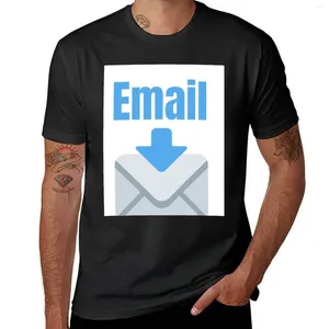 Topcini da uomo T-shirt e-mail a maniche corte magliette da uomo magliette grafiche