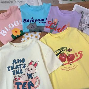 T-shirty Baby Girl Boy T-shirt z krótkim rękawem Childrens