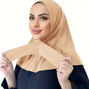 Этническая одежда модальный капот хиджаб спортивный шарф для женщины Эластичный регулируемый со стильной долговечностью в течение всего дня.