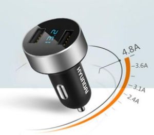 Auto Ladegerät Ein Schlepptau Zwei Zigarettenhalter -Stecker USB Multifunktionales Handy Ladung 4023077