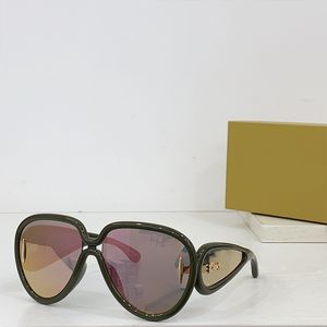 Designer occhiali da sole rettangolari in fibra di acetato in metallo occhiali alla moda per le vacanze all'aperto LW40132 WOMENS E MENS LINDIUSI LIMIUSI con scatola originale
