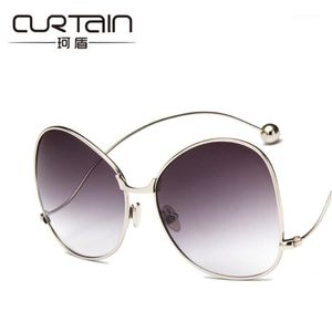 Personalidade hipster de luxo Mulheres que dirigem tons de sol dos óculos de sol Itália Mank grande moldura colorida Jinnnn Sunglasses 240f