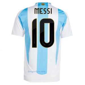 Herren Womens Trainingsanzug Messis Argentinas Fußball -Shirt Amerika Camisetas Kids Kit Nationalmannschaft Home Home Away Football Shirt di Maria Lautaro Martinez Spieler Fans trocken Fit