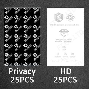 Tela celular Protect Hydrogel Film Soft Matte Privacy TPU para Film Cutter Machine HD Anti-Spy Sheet Back Stick 240422