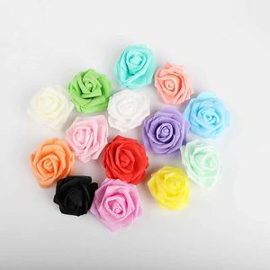 Decorative Flowers Wreaths 10 Pieces Foam Roses Head Wedding Flower Wall Material Christmas Home Decorations Bridal Accessories Clearance Artificial Flower