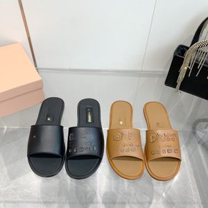 2023 designer Scuffs most beautiful slippers Mules Rich flower slippers black bow pearl diamond buckle Slides Sandals Best looking slipper Size