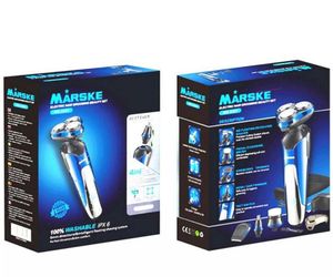 2020 New Marske Electric Shaver 4 in 1 Rotary Drei Klingen Multifunktionaler Mann geladener Gesichtspflege Nasenschneider Herren 3d Intelligen1625082