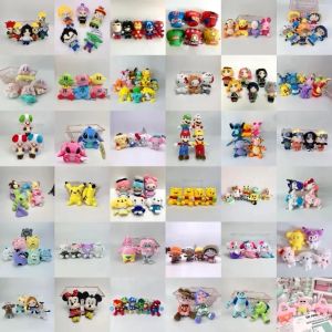 10cm Keychain Plush Doll Toy Kawaii travesseiro macio macio de pelúcia de brinquedo Toychain Backpack Toys Pingys Presente