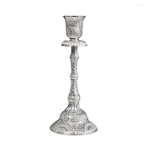 Candle Holders Buddhist Romantic Wedding Plating Zinc Alloy Table Centerpiece Vintage Holder Party Office Ornament European Home Decor