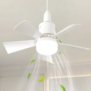 Ceiling Lights 30W E27 Fan Light With Remote Dimming Function LED Intelligent Silent For Bedroom Living Room