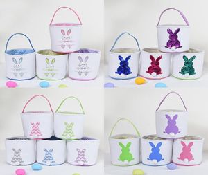 Корзина для хранения пасхального яйца Canvas Bunny Fuctives Festives Favors Creative Paster Gift Bag с хвостом кролика Multi Style8324909