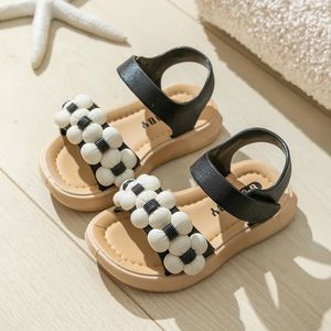 Dzieci Sandały Dziewczęce obuwia plażowe Niepoślizgowe miękkie oddychane sandały dla dzieci Buty Buty lekkie dla dzieci buty sportowe 240508