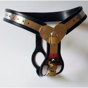 Dispositivos de castidade New Feminino Cinturão Feminino Device de Aço Antelhado BDSM Brinquedos sexuais de Bondage For Women529