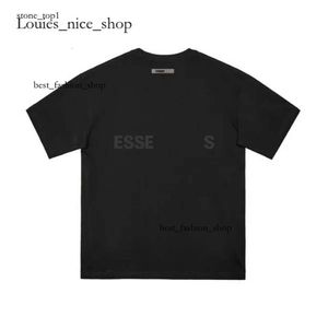 Essentialsshirt Essentialsclothing Essentialsshorts Essentialsshirt Essentialstshirt 24ss 100%cotton Street Short Sleeved Tshirt Letter Print Couple 493