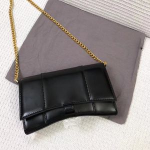 Стильная мини-сумка цепь кросс-тел короткие кожаные модельер Простой пакет на плече роскошной дизайнерской сумки 1618 269Q