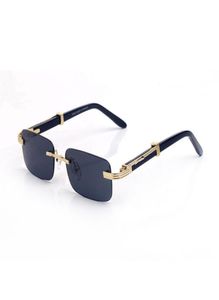 Óculos de sol designers retro óculos ornamentais ornamentais prateados dourados copos marrom cinza marrom bestas inteiras marcas de óculos de óculos M6045084