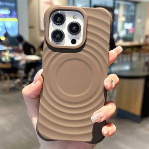 Cell Phone Cases Magnetic Attachment Anti fall Phone Cases for iPhone 15 14 12 11 Pro Max Phone Cases for iPhone Soft Shock Back Cover J240509