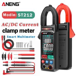 ANENG ST212 DC/AC -ström Digital Clamp Meter 6000 räknar 400A amp Multimeter stor färgskärmspänningstestare bil HZ NCV OHM 240508