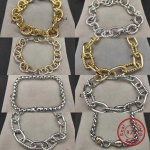 Łańcuch 2024 S925 DY Bracelets Bracelets Idealny dodatek do kolekcji Favors Favors J240508