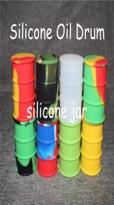 Silikonöl -Fassbehälter -Jarsboxen Dab Wachs -Trommelformbehälter 26 ml großes Silizium Trockener Kräuter -Dabber -Werkzeuge FDA zugelassen6519092