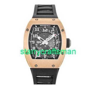 RM Luxury Watches Mechanical Watch Mills RM005 Automatic Rose Gold Men's Watch Band RM005 AE PG ST5P