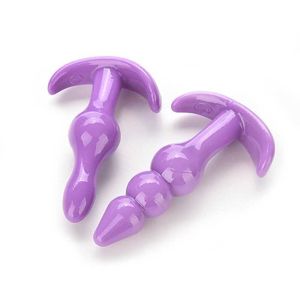 Altri articoli di bellezza per la salute piccola set di spina anale in silicone set di trainer sessuale per adulti Dildo Q240508