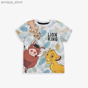 T-shirts Retro Style Baby Boy and Girl T-shirt 2023 Summer Clothing Cartoon T-shirt Barn Kort ärm T-shirt Toppkläder