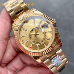 Mens Watches Steel Automatic Movement Sapphire Glass Calendar 40mm Reloj Stainless Sky Dweller Fashion Wristwatches Montre Watch