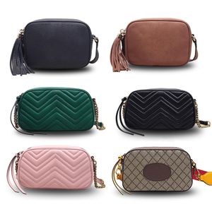 Designer Bag crossbody Bag Disco Bag läder kameraväska Justerbar läderband Handväska Houlder BAS Bas Women Storage Bags02