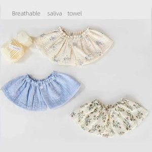 Toalhas vestes baby babadores babadores babadors 6 camadas de algodão bebês de algodão impressão crepe saliva toalha