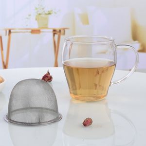 Filtri in maglia in acciaio inossidabile da 7,2 cm diametro in metallo Infuser Spice Spice Filtro Tecinetto Tea Tè Ustrimenti cucina Q989