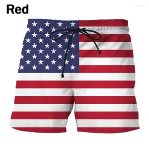 Herren -Shorts Deutschland USA UK Flagge Strand Männer 3D -Druckbrett Badeanzug Homme 2024 Sommer Hawaii Schwimmstämme kühles Eis