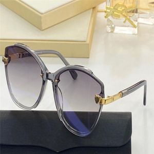 5902 Fashion Summer Style Gradient Lens Solglasögon UV 400 Skydd för män och kvinnor Vintage Oval Plank Full Frame Top Quality Come W 323E